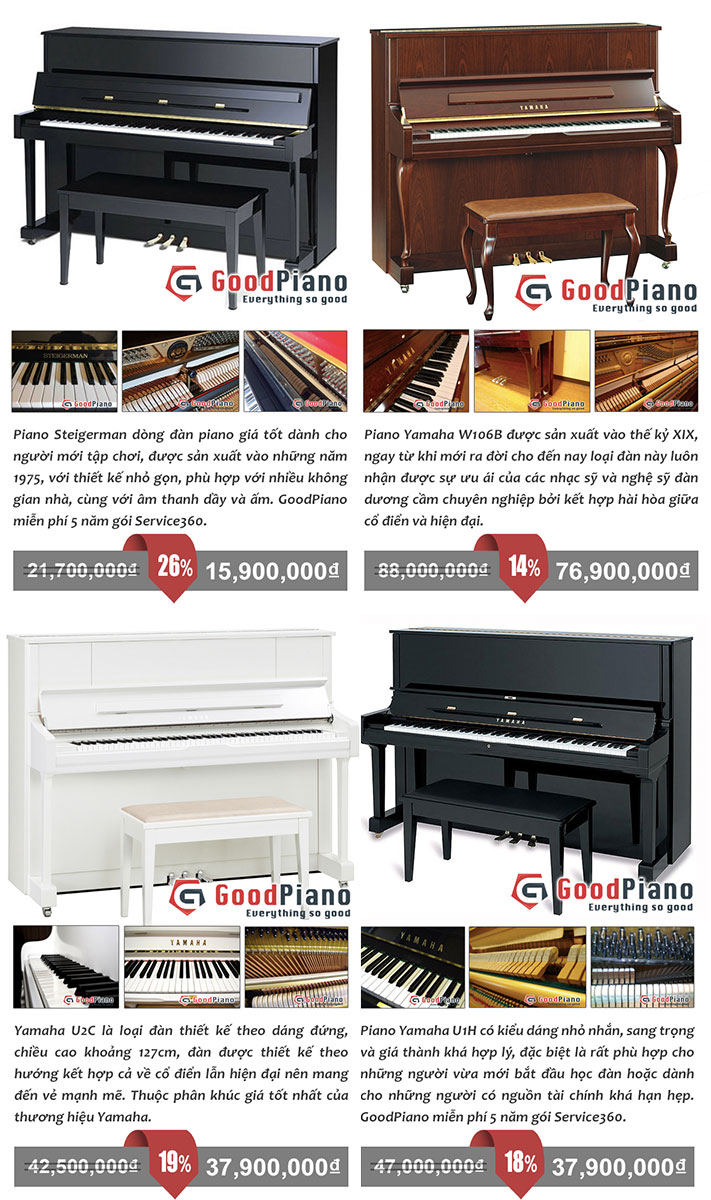 Good Piano sản phẩm giảm giá