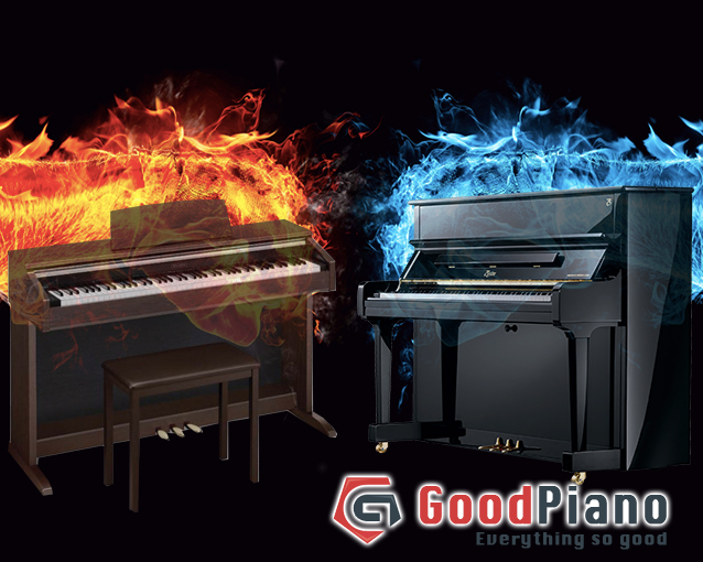 Giá đàn piano cơ bằng đàn piano điện có nên mua không?